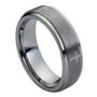 Tarian Sovereign — Brushed Tungsten Band — 7 mm — Silver tone