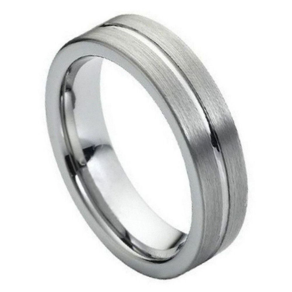 Aster Meridian II — Brushed Tungsten Band — 6 mm — Silver tone