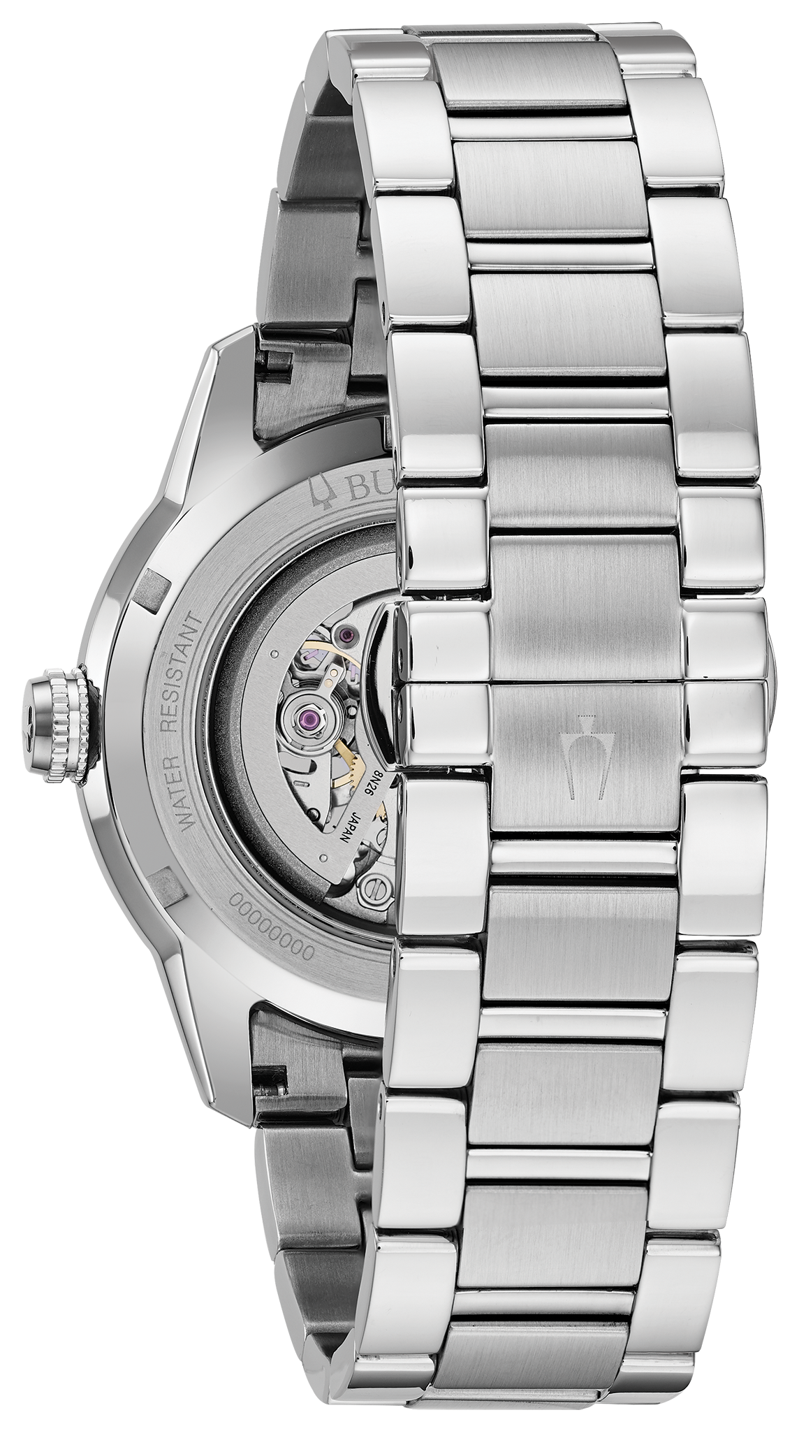 Bulova 96A208 — rear view