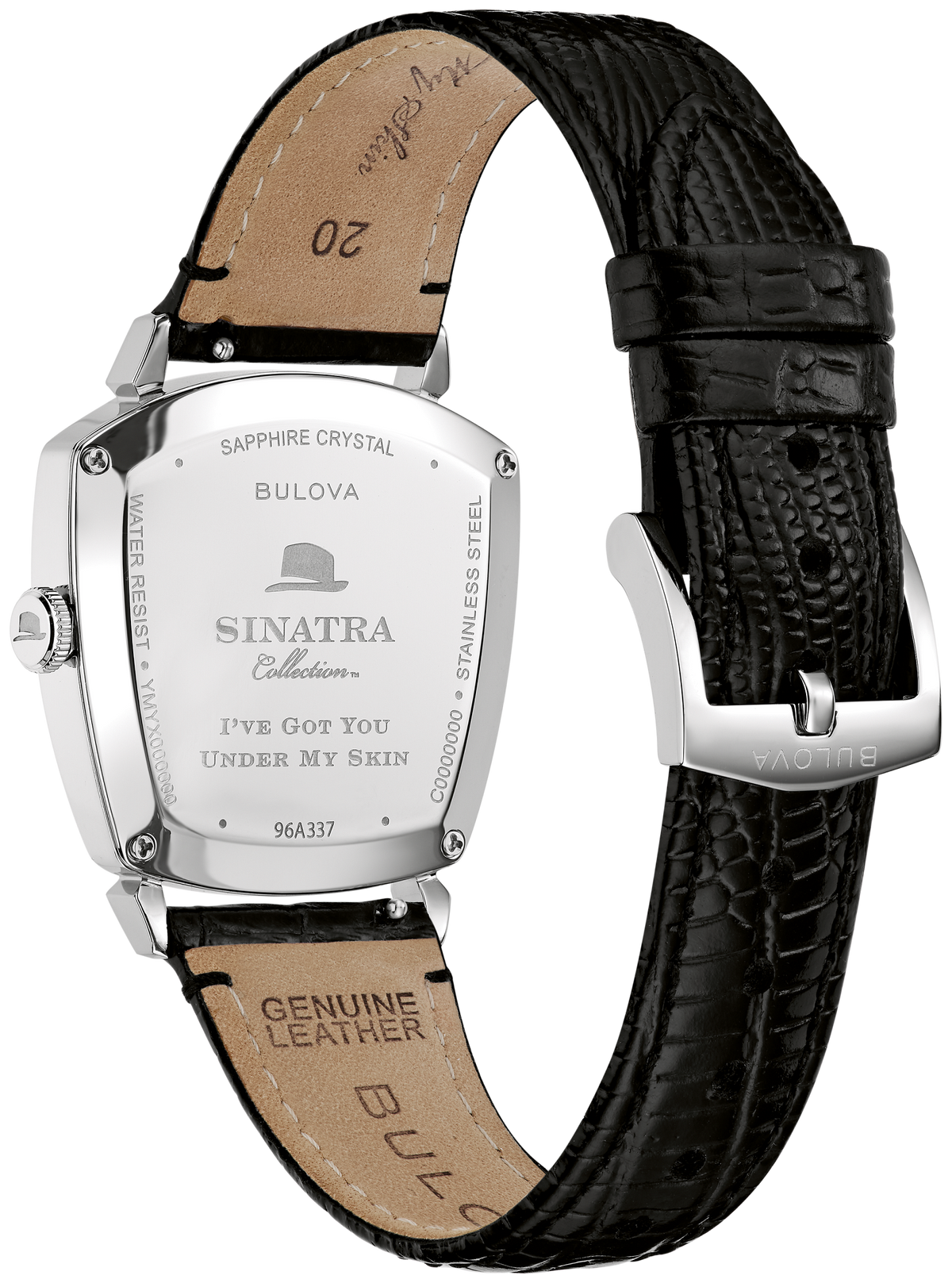 Bulova 96A337 — rear view
