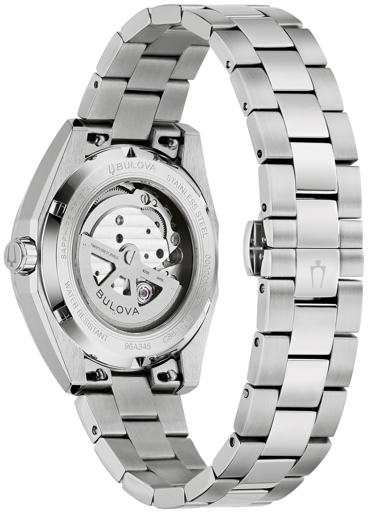 Bulova 96A345 — rear view
