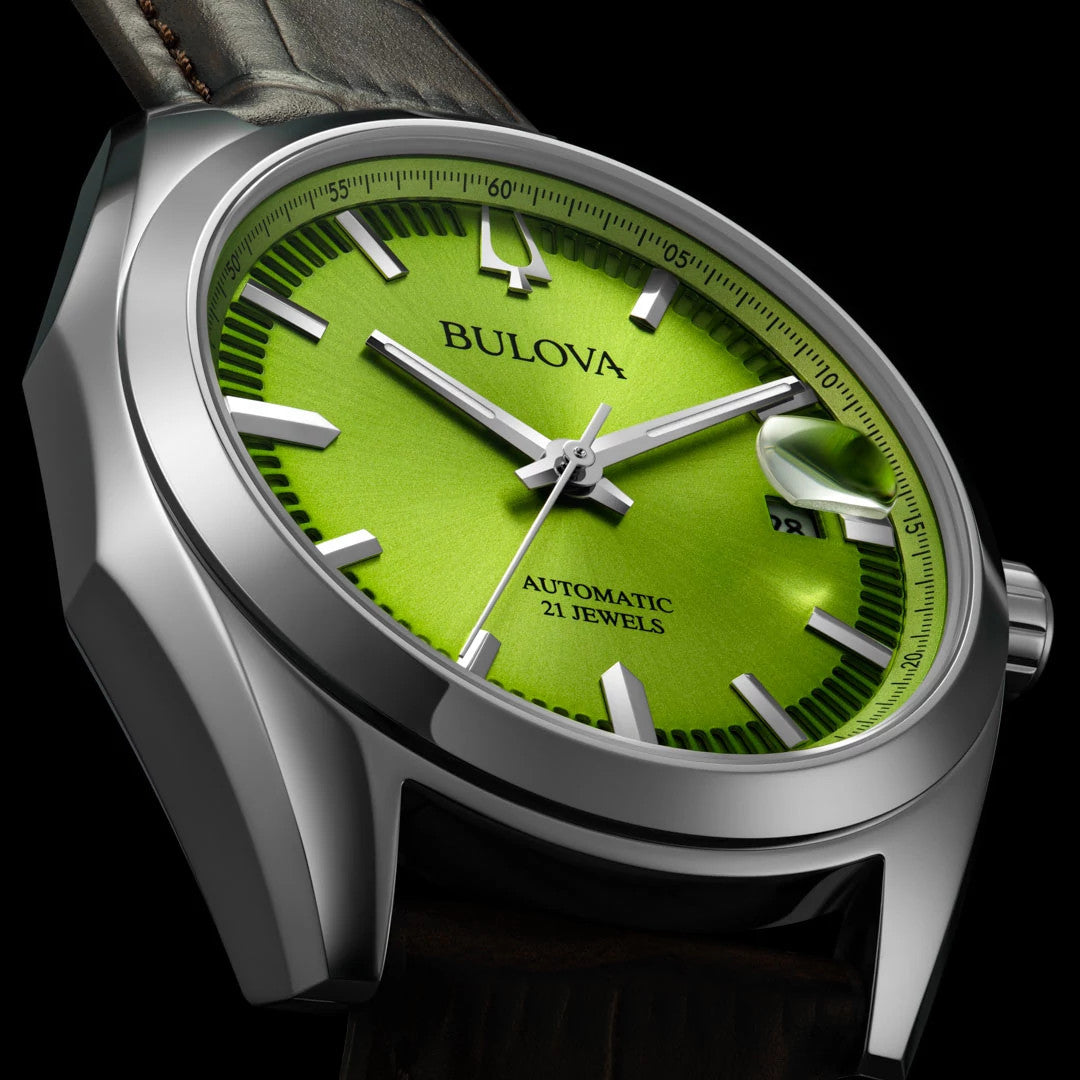 Bulova 96B427 — dial detail