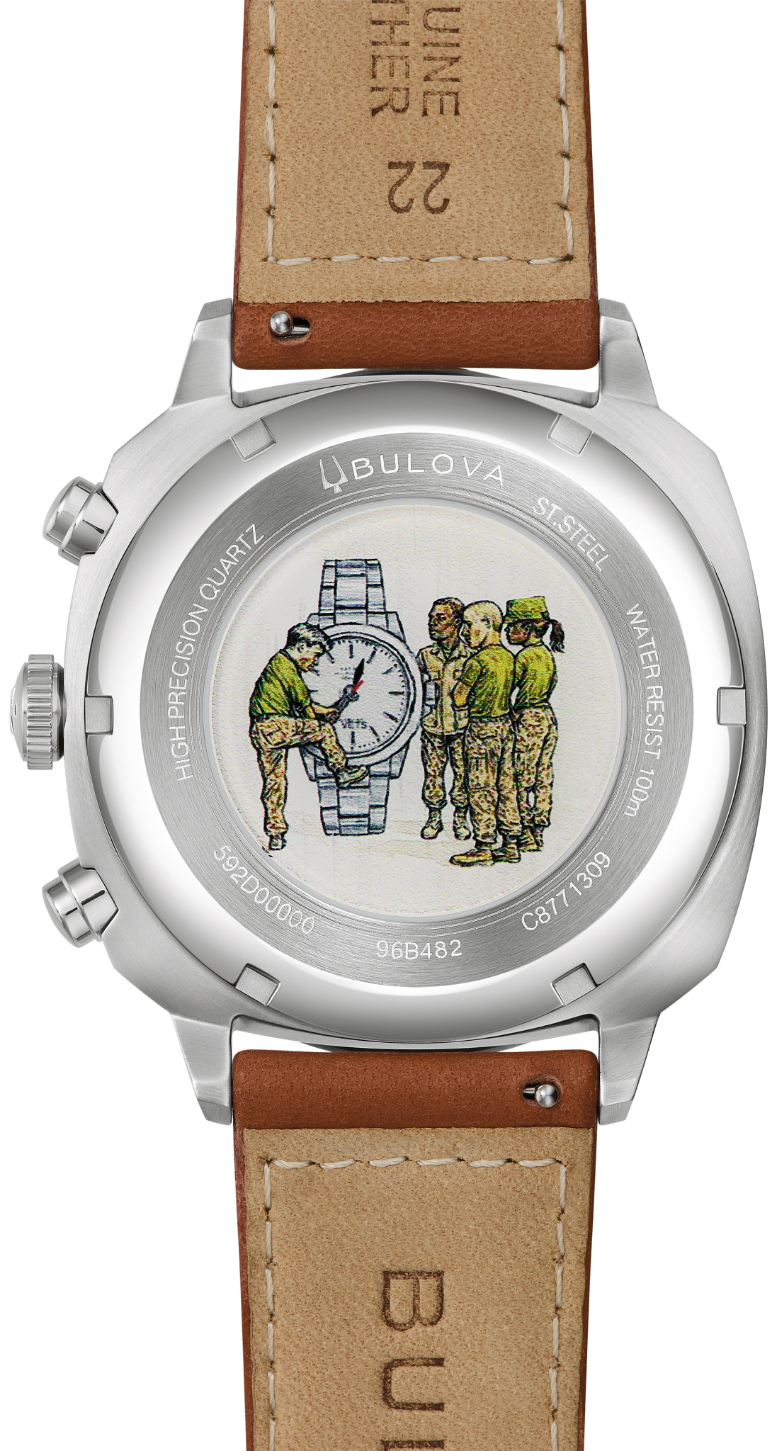 Bulova 96B482 — rear detail
