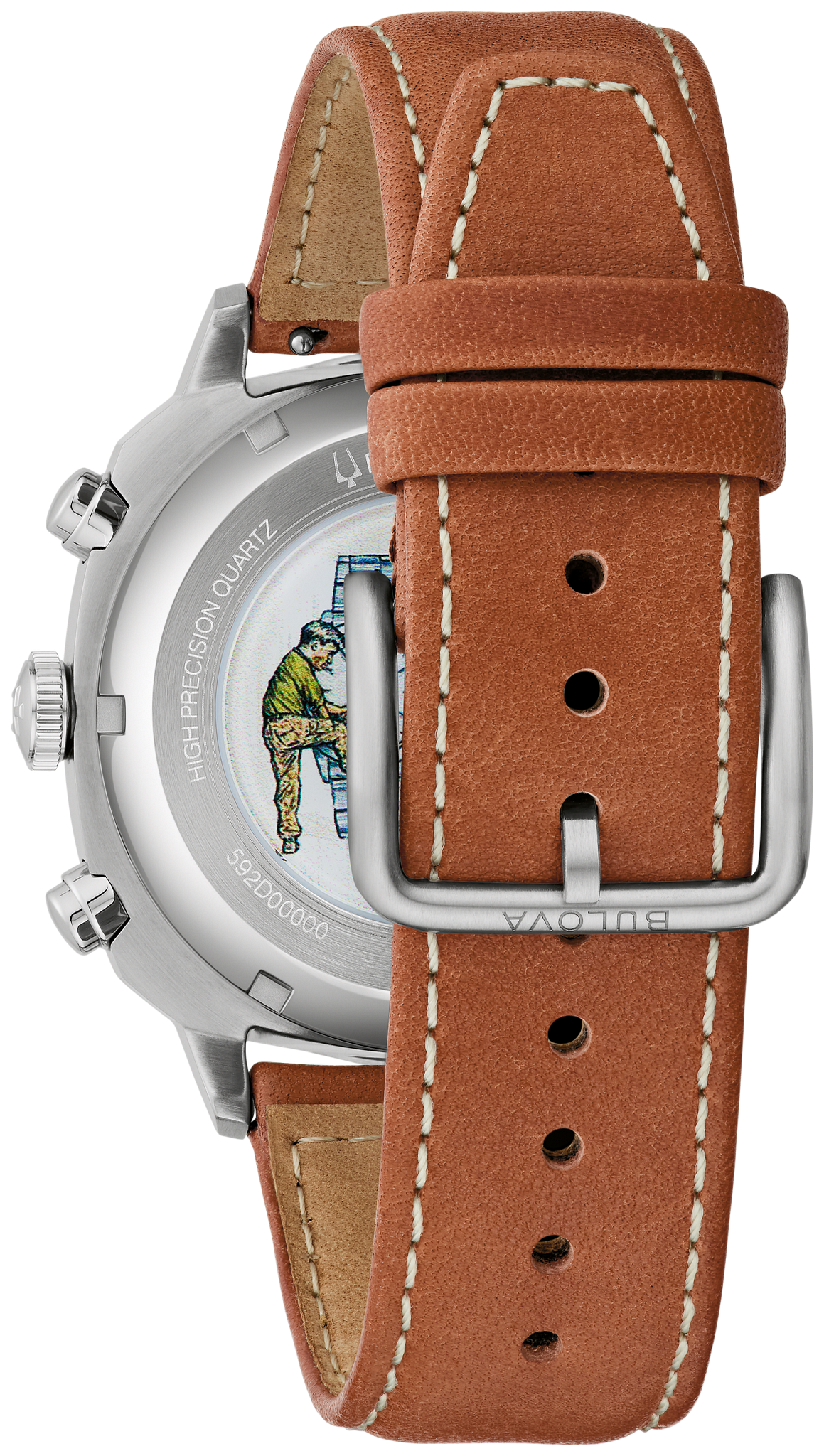 Bulova 96B482 — rear view