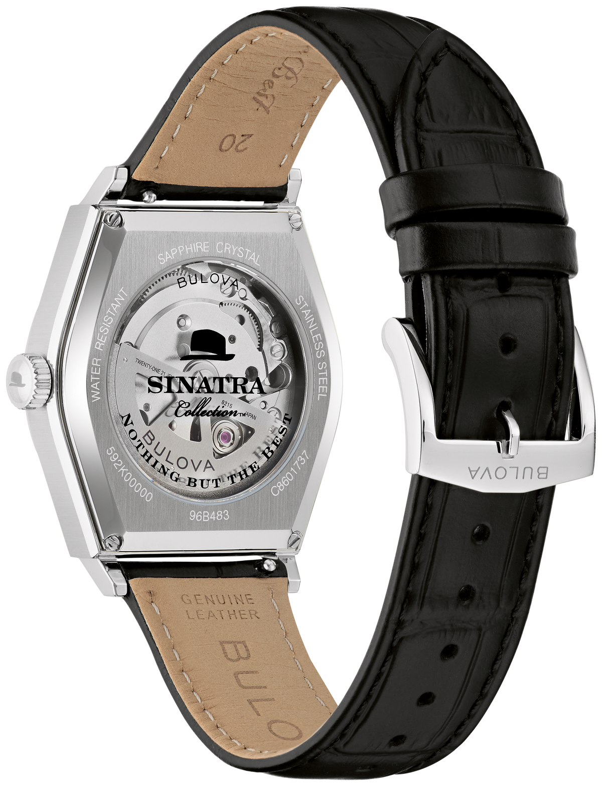Bulova 96B483 — rear view