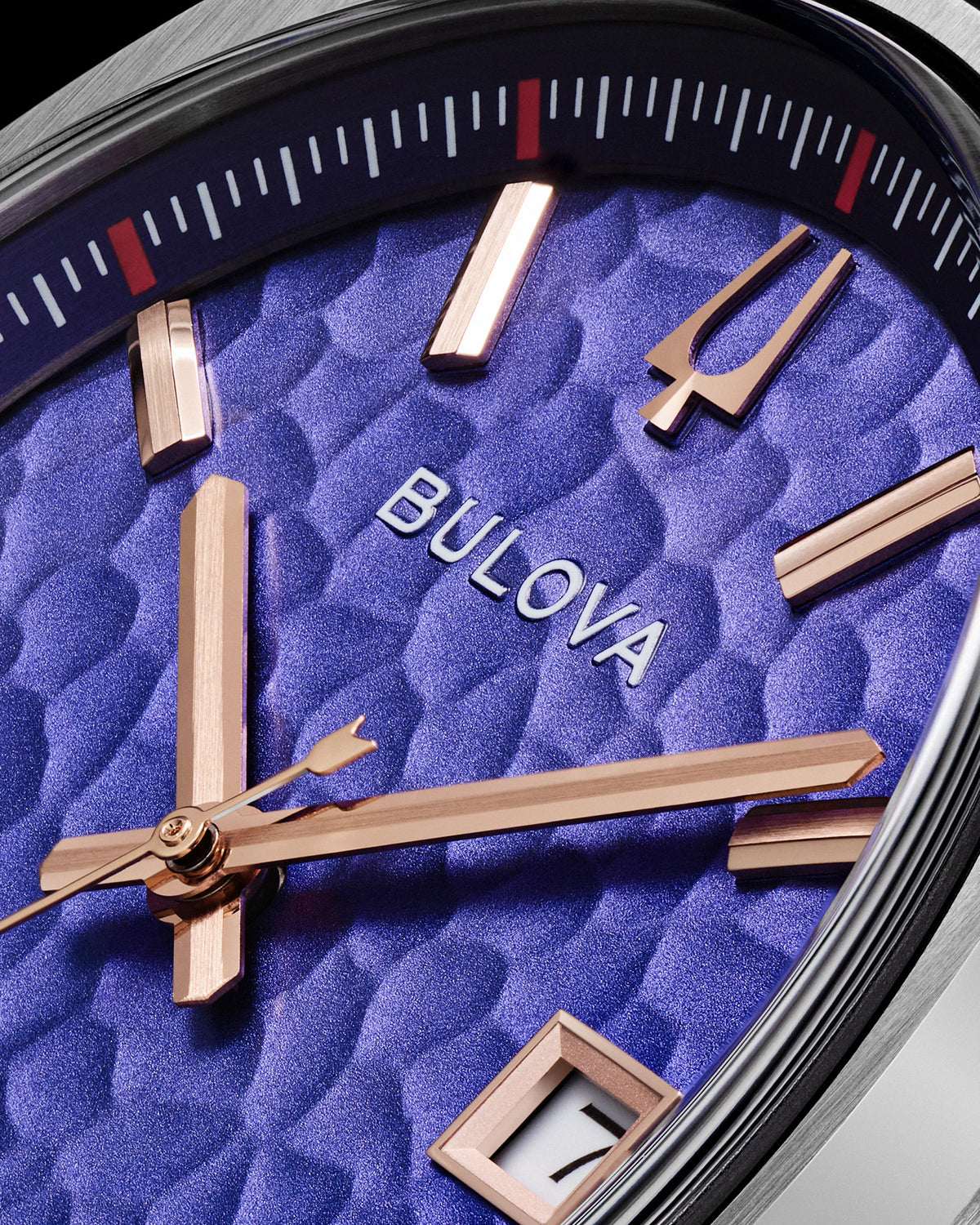 Bulova 96B484 — dial detail