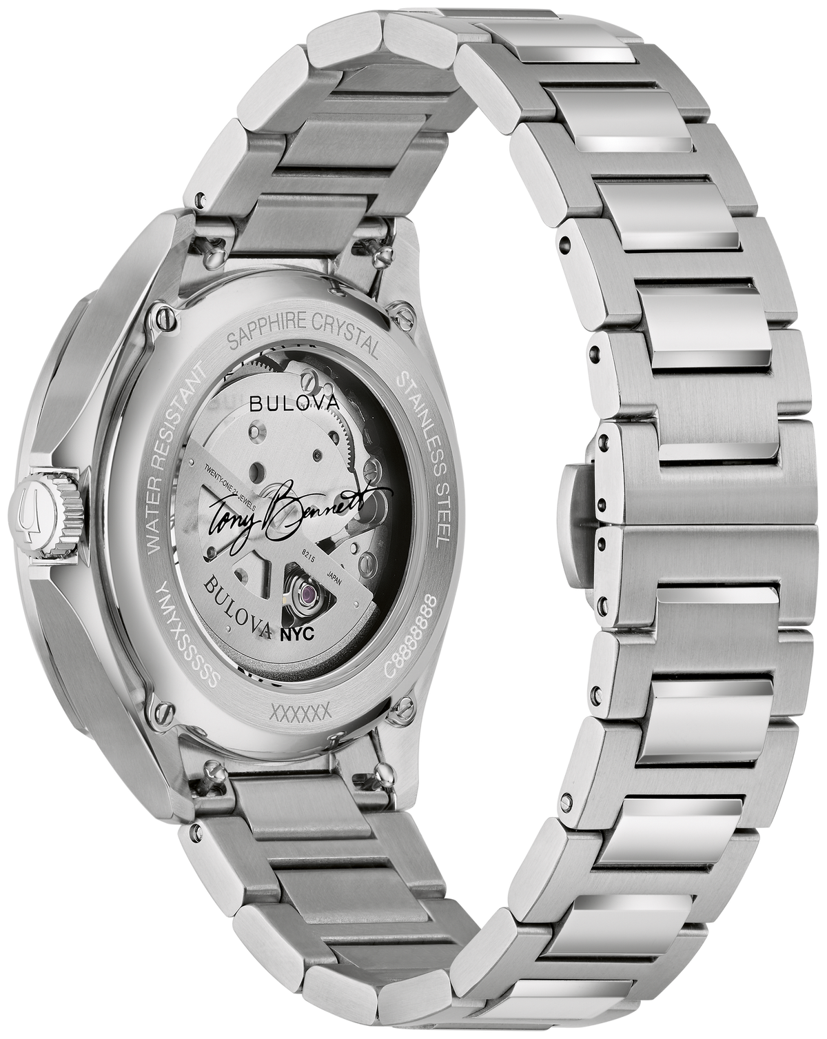 Bulova 96B484 — rear view