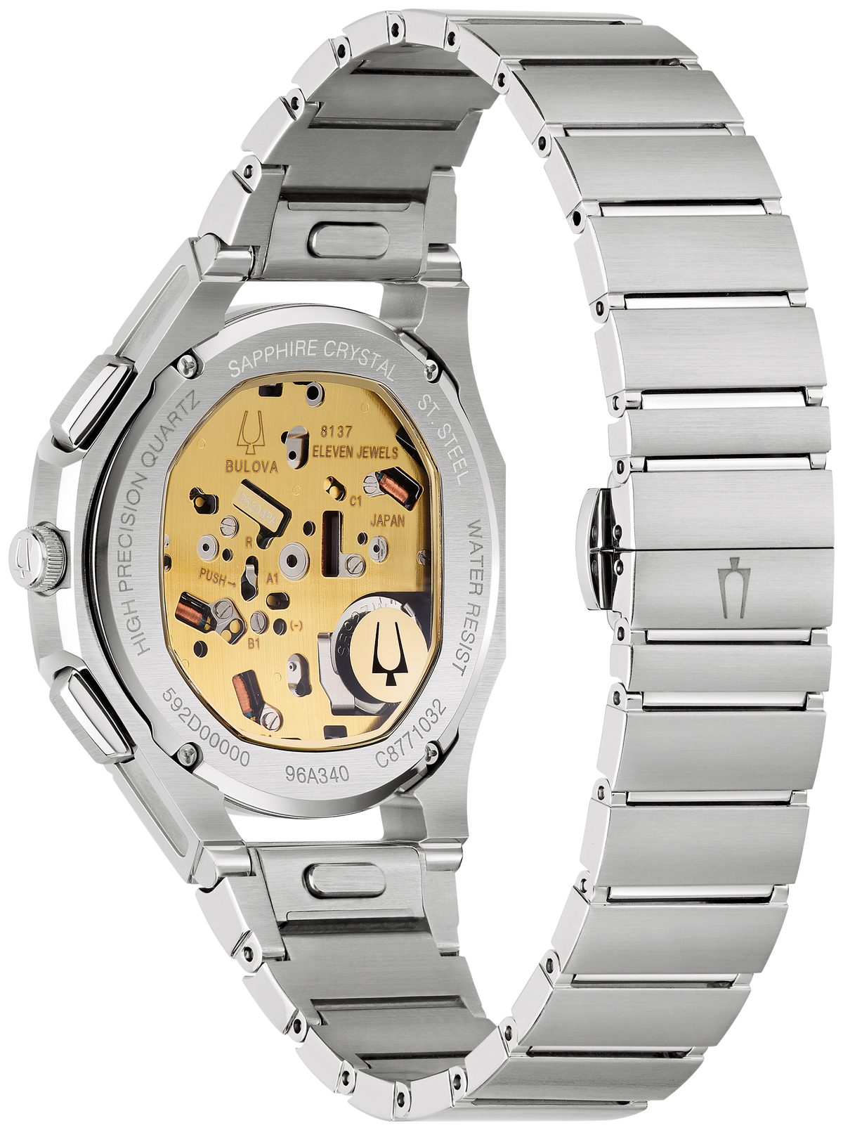 Bulova 96K117 — rear view