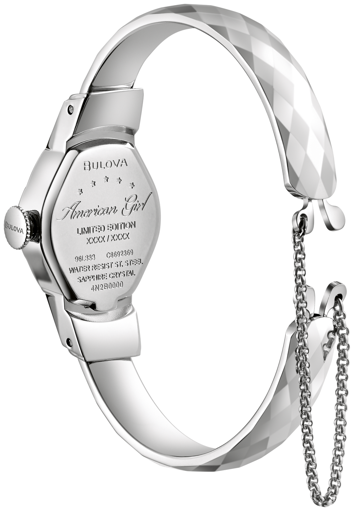 Bulova 96L333 — rear view