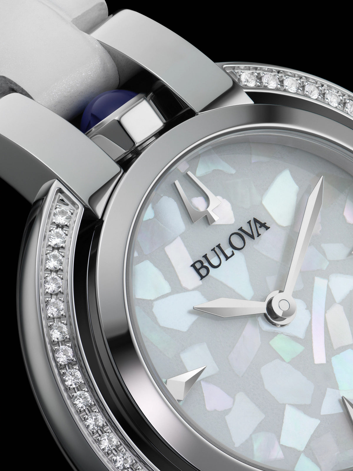 Bulova 96R254 — dial detail