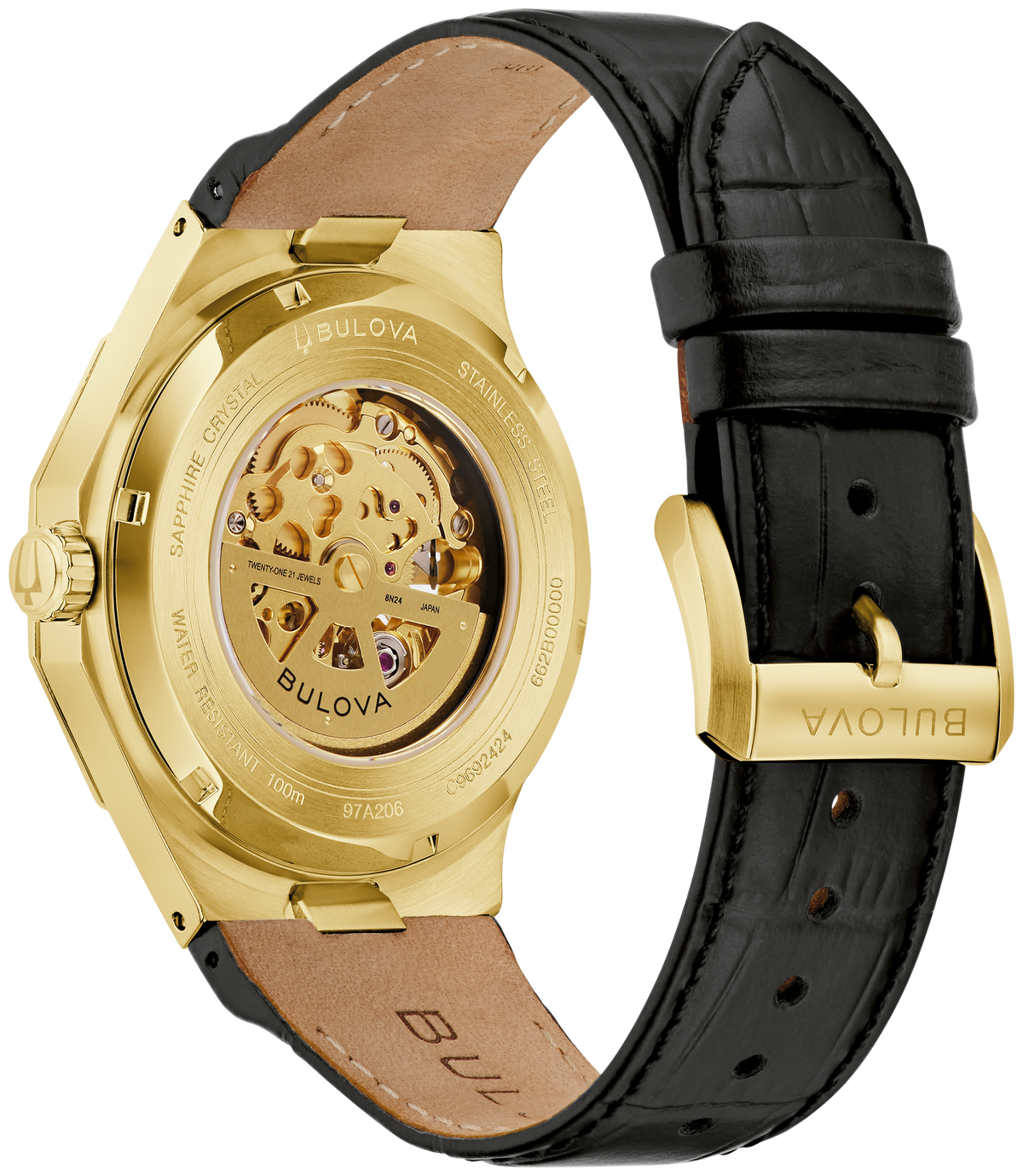Bulova 97A206 — rear view