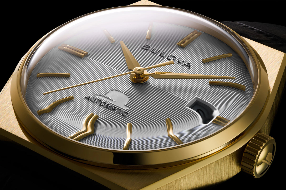 Bulova 97B243 — dial detail