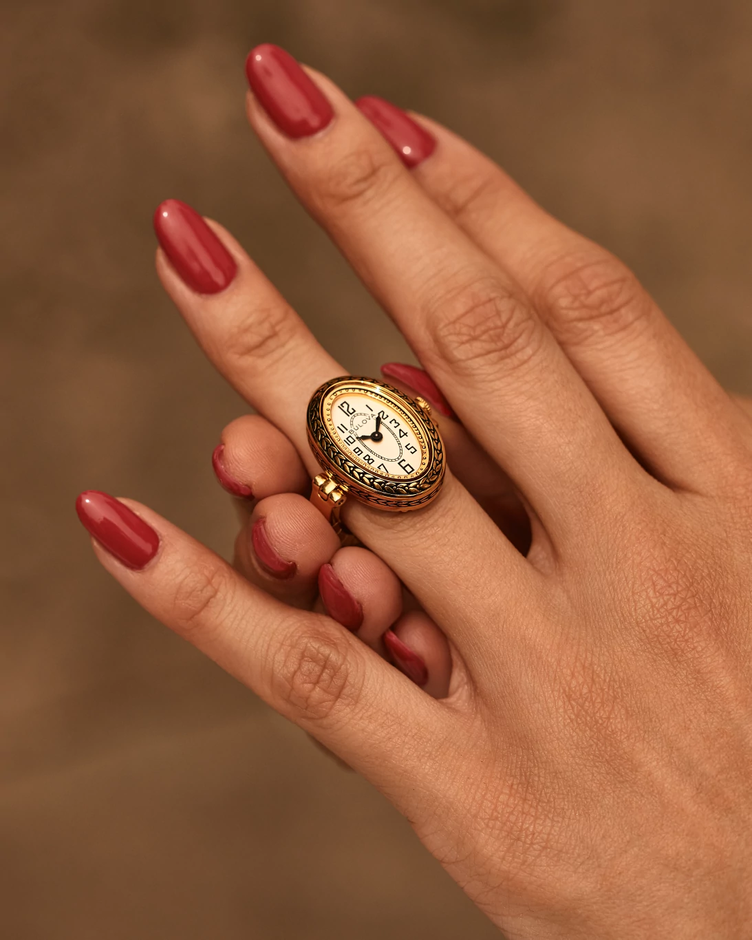 Bulova 97L188 — worn on finger