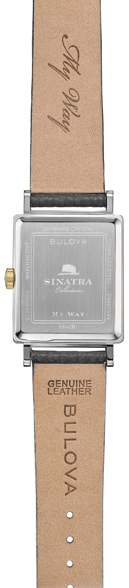 Bulova 98A261 — rear detail