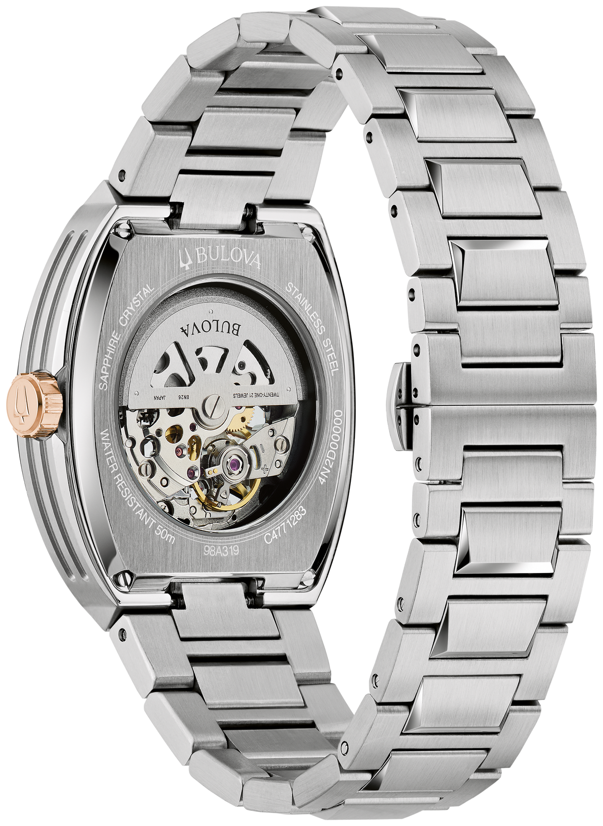 Bulova 98A319 — rear view