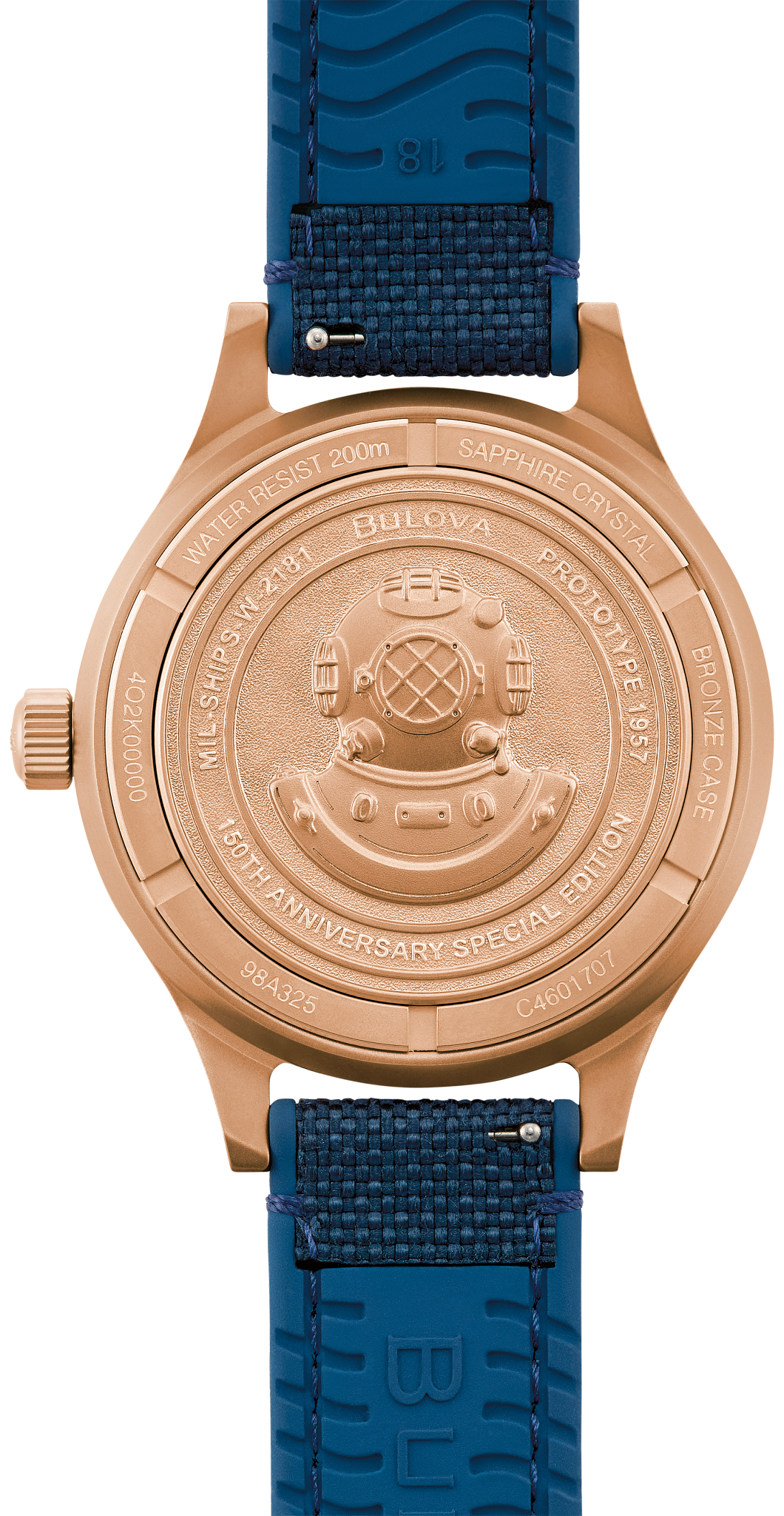 Bulova 98A325 — rear view