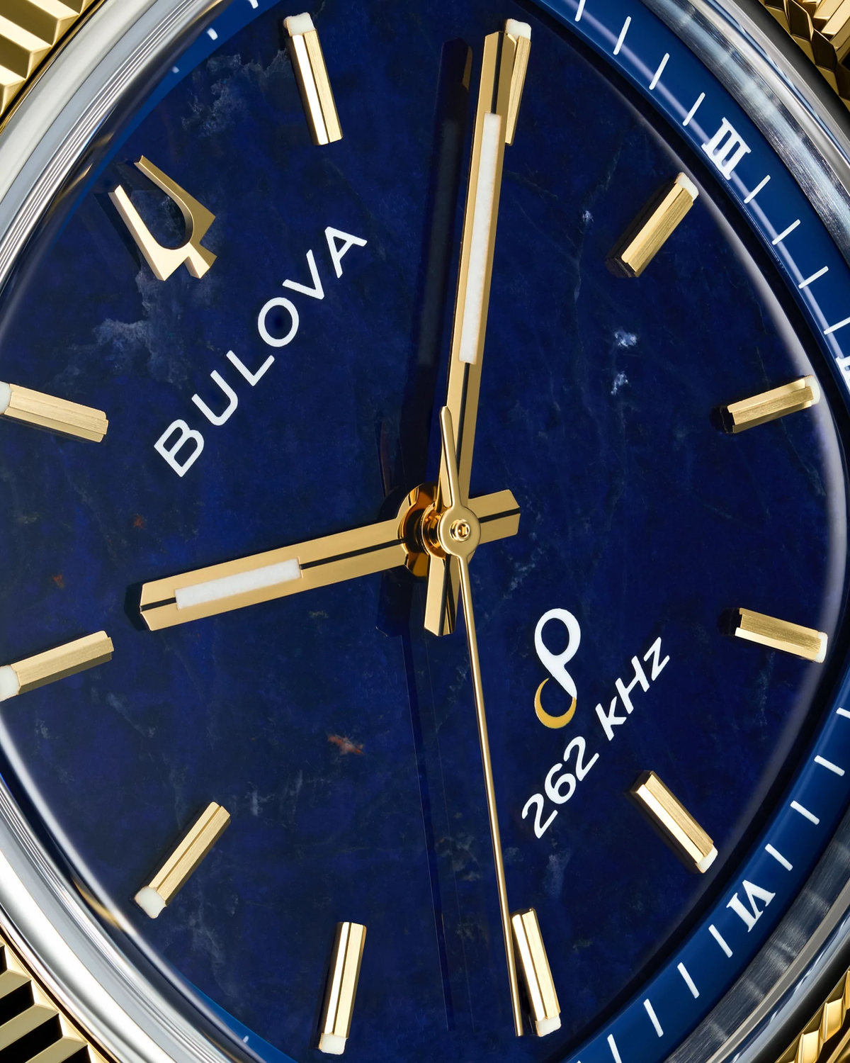 Bulova 98A337 — dial detail