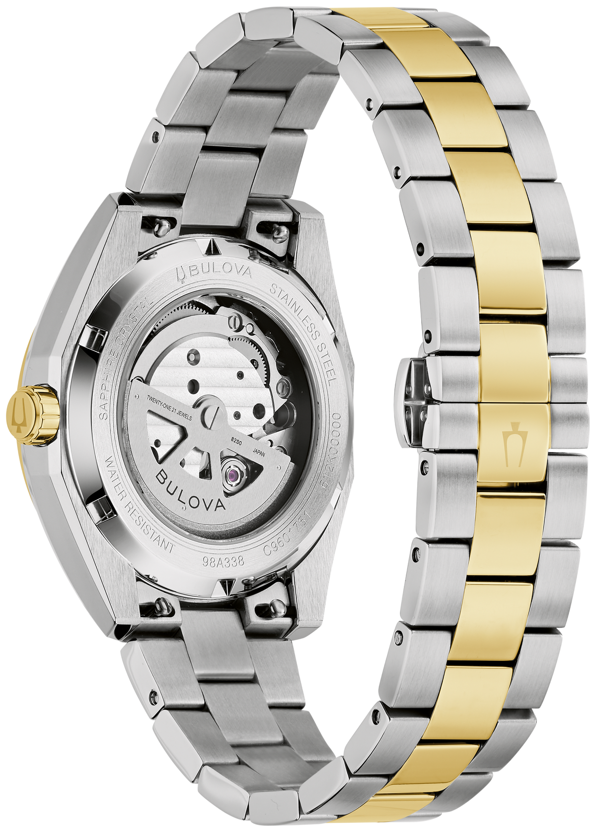 Bulova 98A338 — rear view