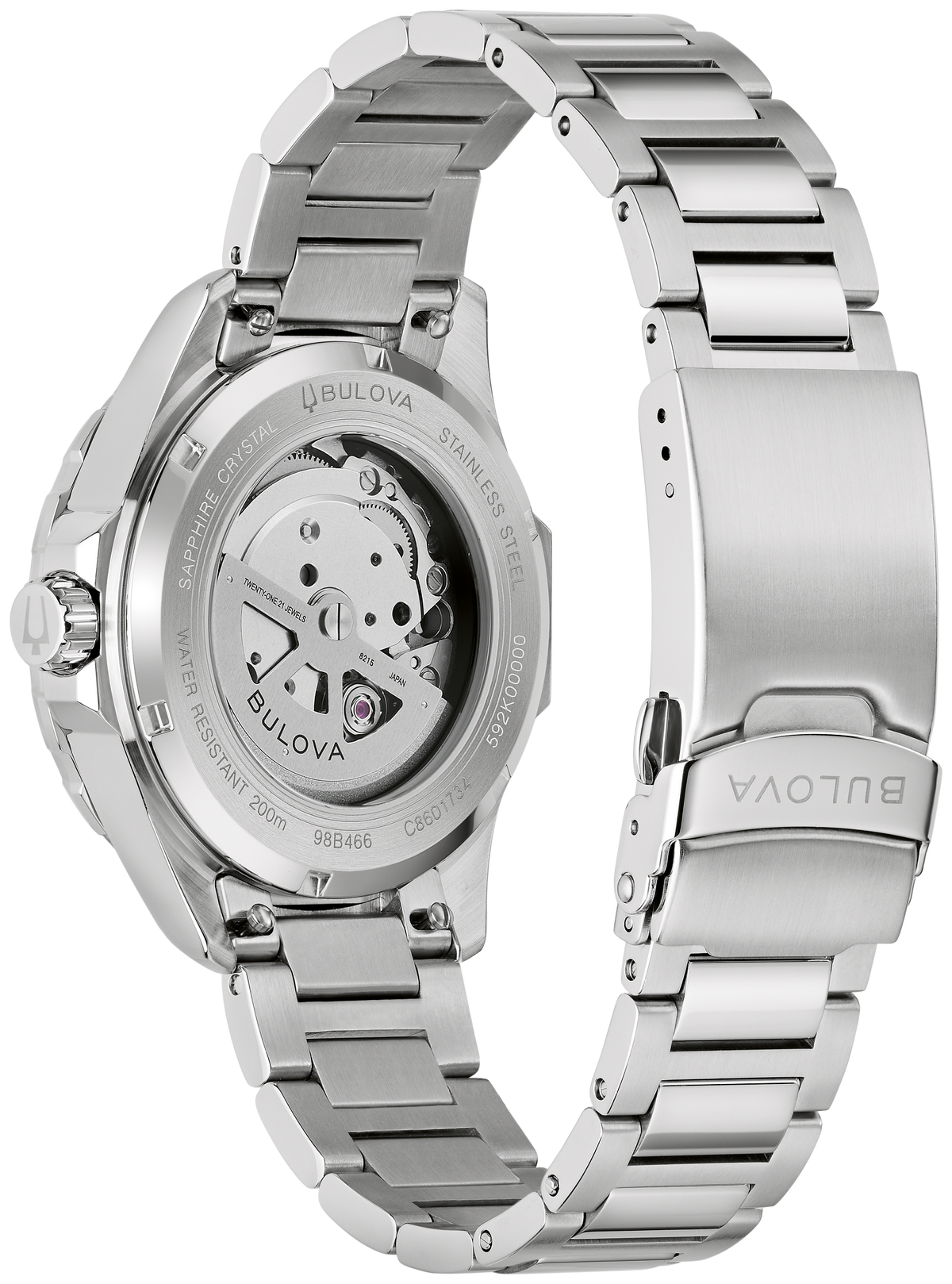 Bulova 98B466 — rear view