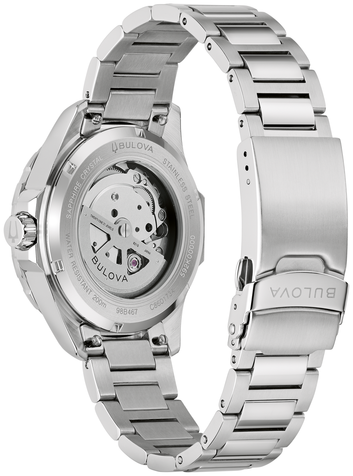 Bulova 98B467 — rear view