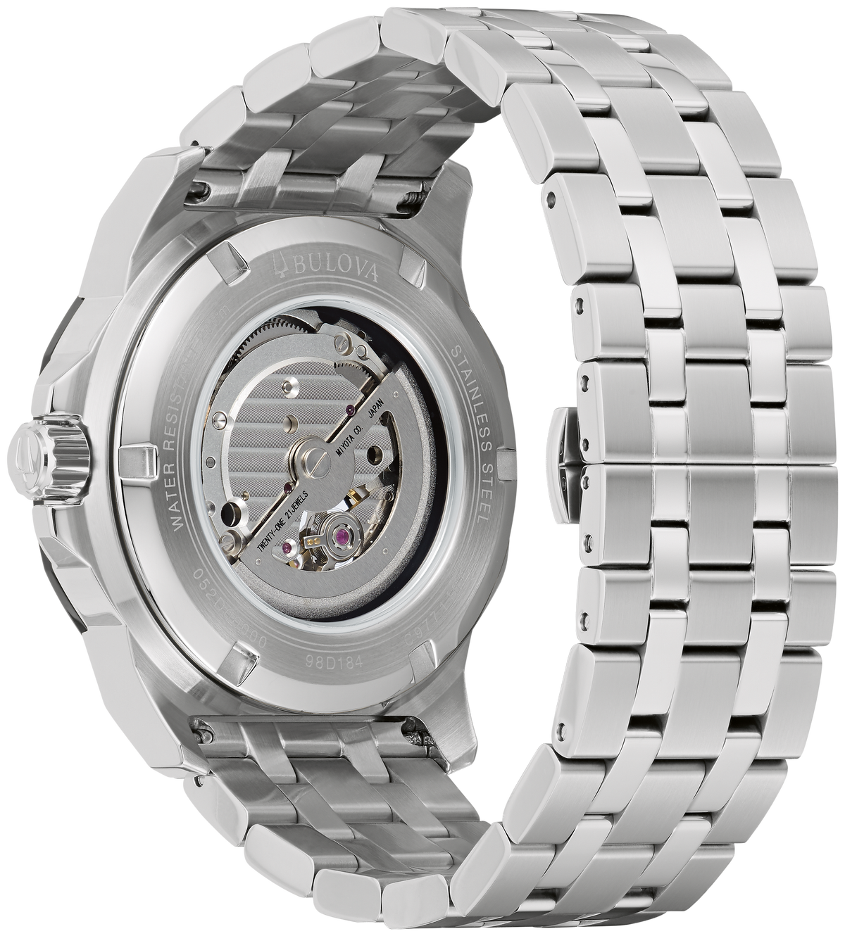 Bulova 98D184 — rear view
