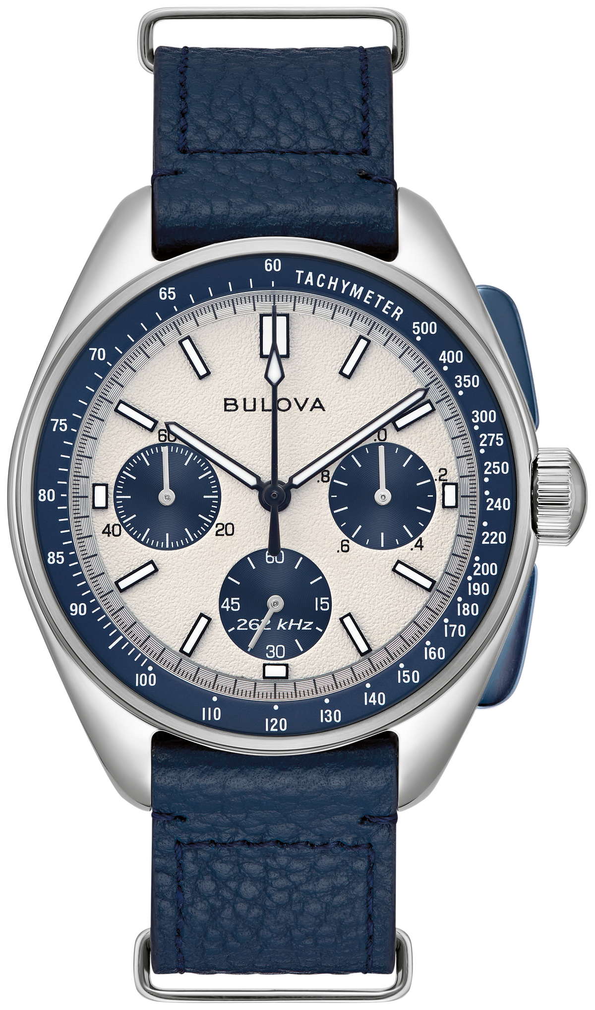 Bulova 98K112 — included alternate strap view