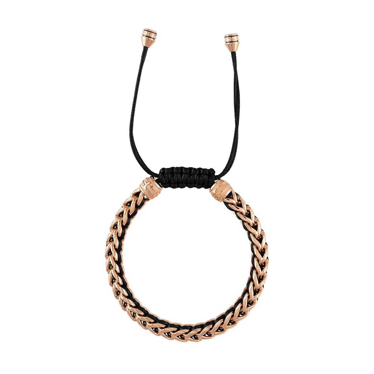 Bulova Latin GRAMMY Rose-Tone Bolo Bracelet — full adjustable bracelet — BVB1009-RBSTNA