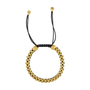 Bulova Classic Interwoven Link Bolo Bracelet — full adjustable bracelet — BVB1009-YLSTNA