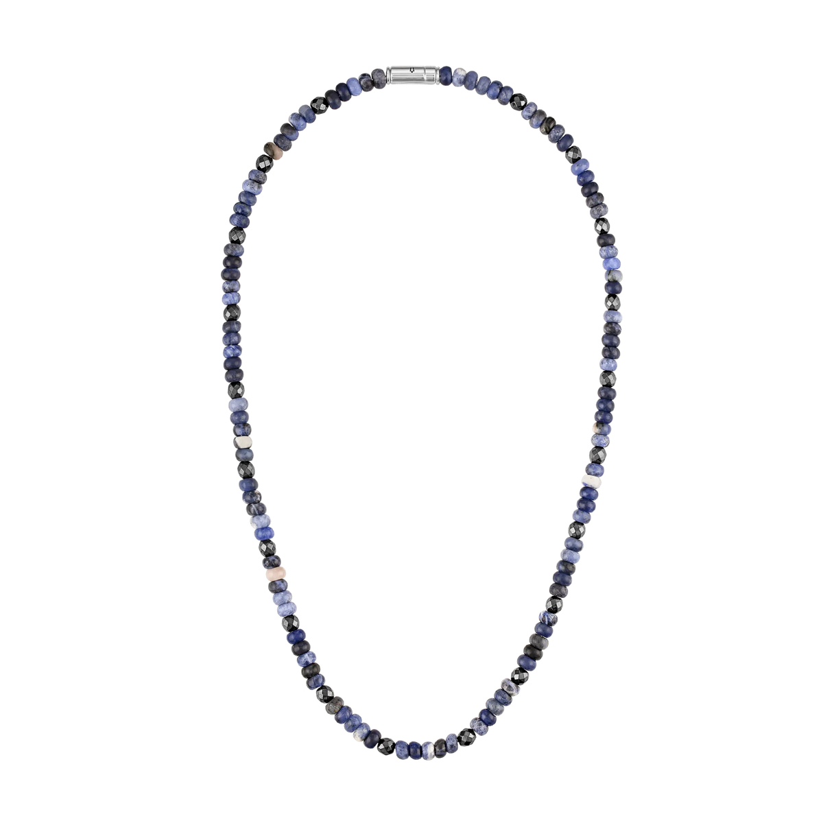 Bulova Classic Sodalite Necklace — 22 Inches — full necklace — BVC1045-WSSOD