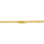 Bulova Link Sculpted Chain Necklace — clasp detail — BVC1058-GSTNA