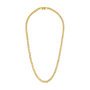 Bulova Link Sculpted Chain Necklace — full necklace — BVC1058-GSTNA