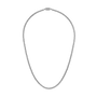 Bulova Icon Hexagon Cable Chain Necklace — 5 mm — full necklace — BVC1077-XSTNA24