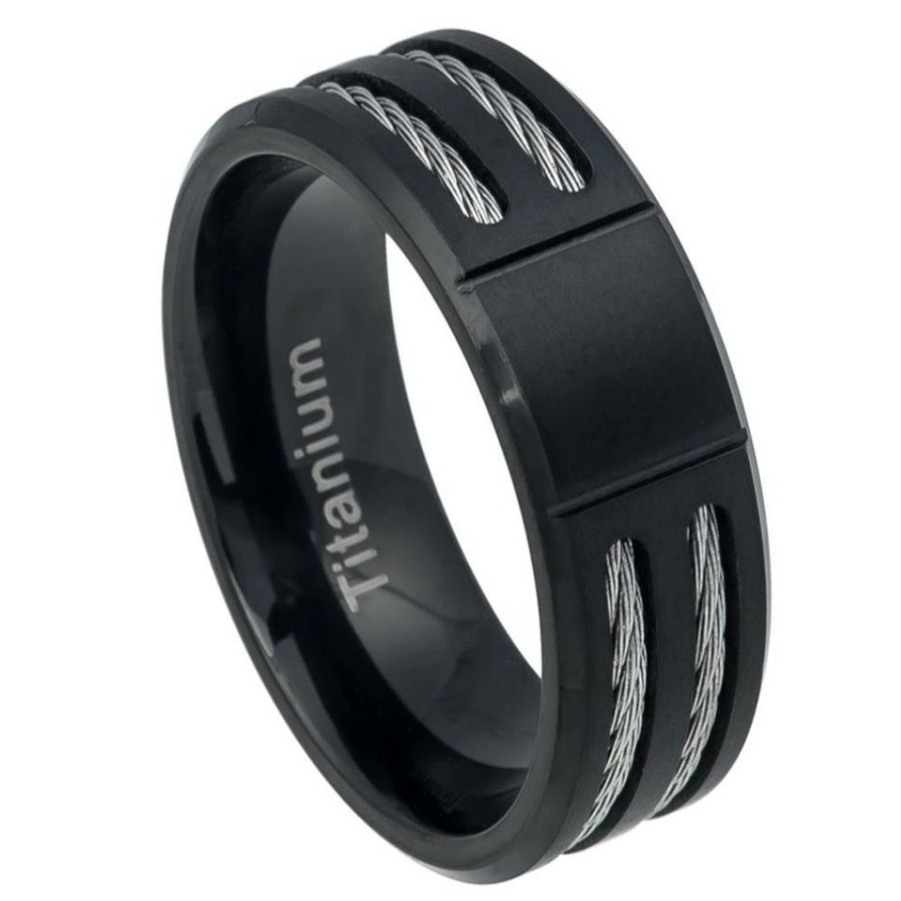 Ilyra Meridian VI — Brushed Titanium Band — 8 mm