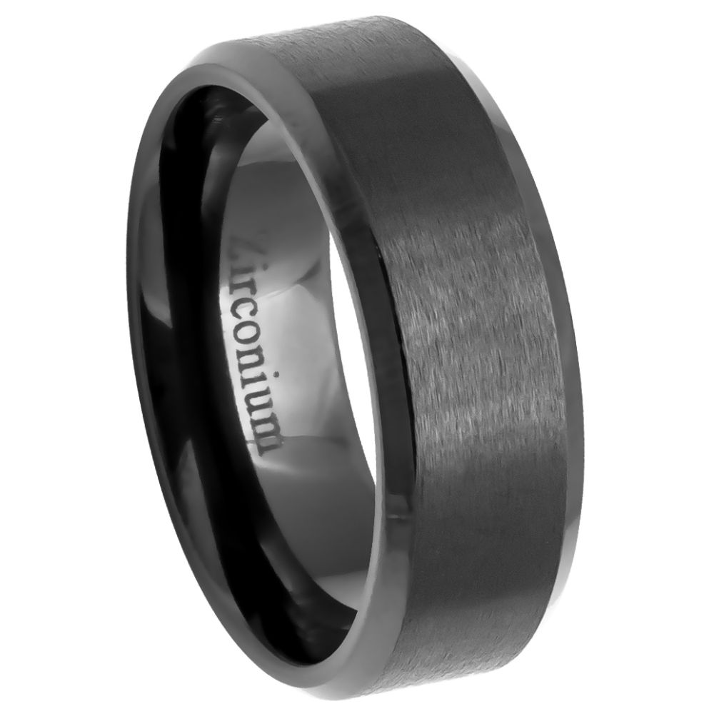 Astra Sovereign VII — Brushed Zirconium Band — 8 mm — Gunmetal