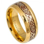 Avelon Grove IV — Celtic Rosewood Inlay Titanium Band — 9 mm