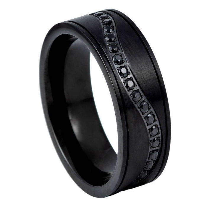 Caelum Constellation IV — Eternity Titanium Band — 8 mm