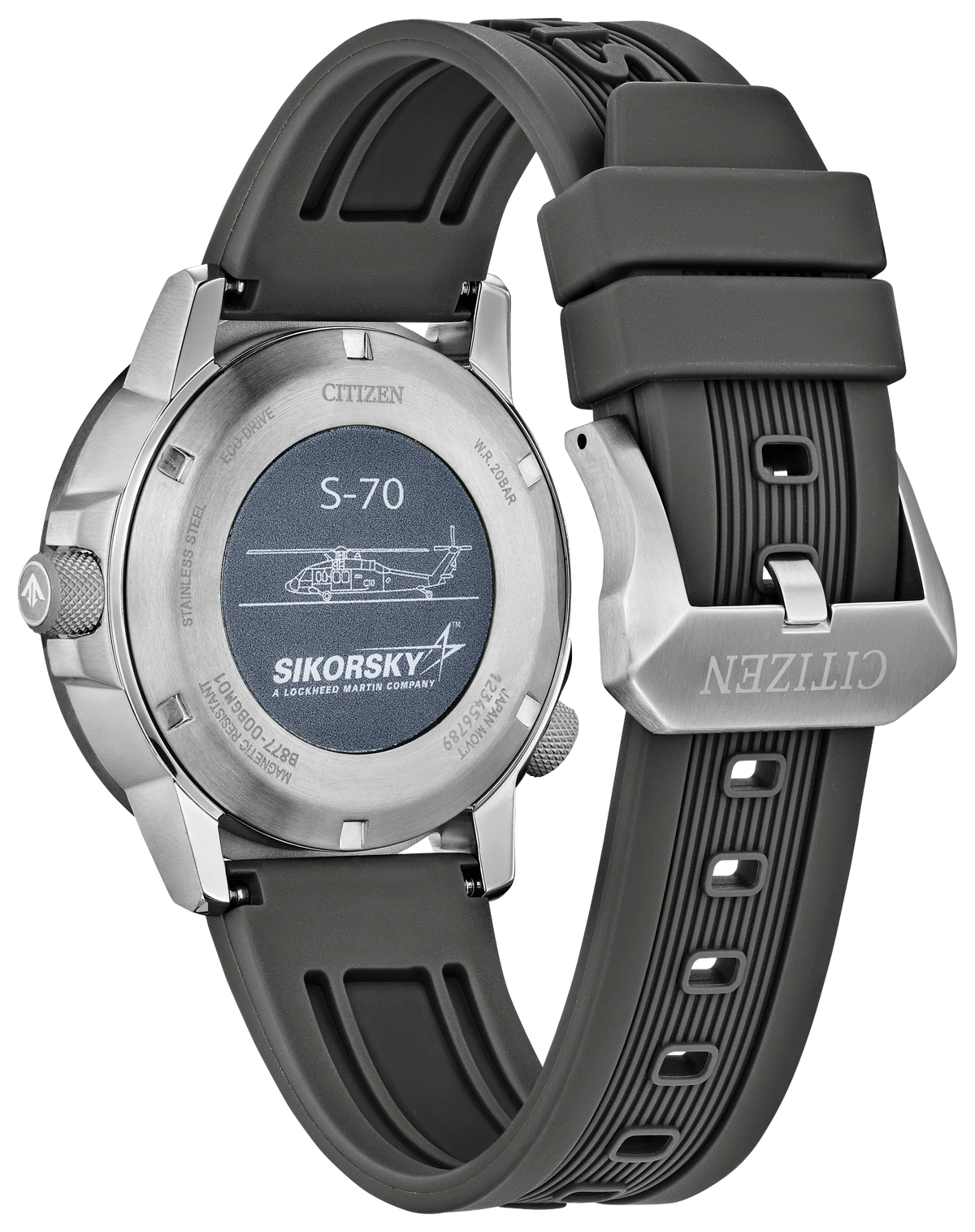 Citizen Promaster Sikorsky BJ7004-43H — detail view