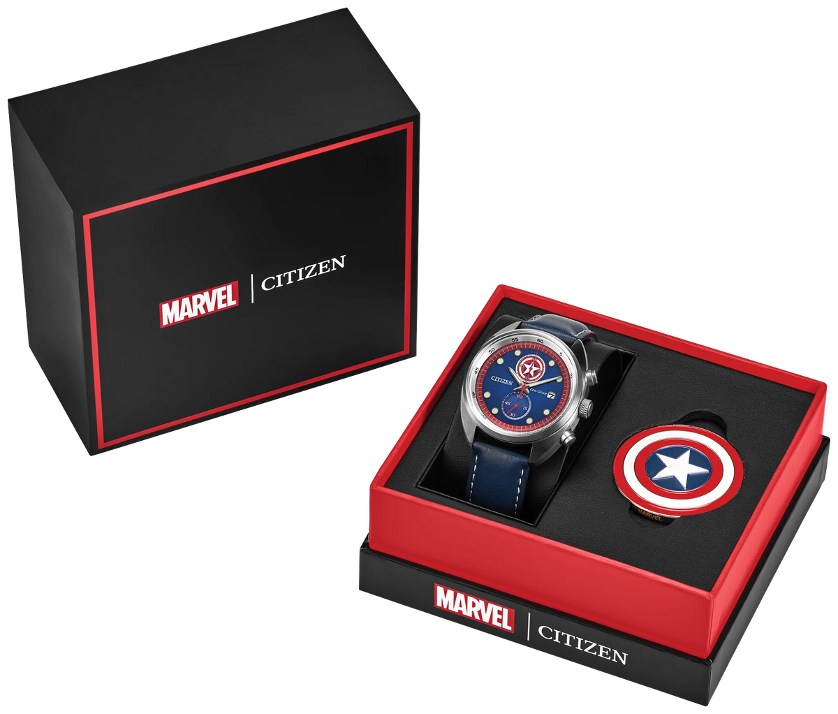 Citizen Captain America 85th Anniversary CA7046-46W — detail view
