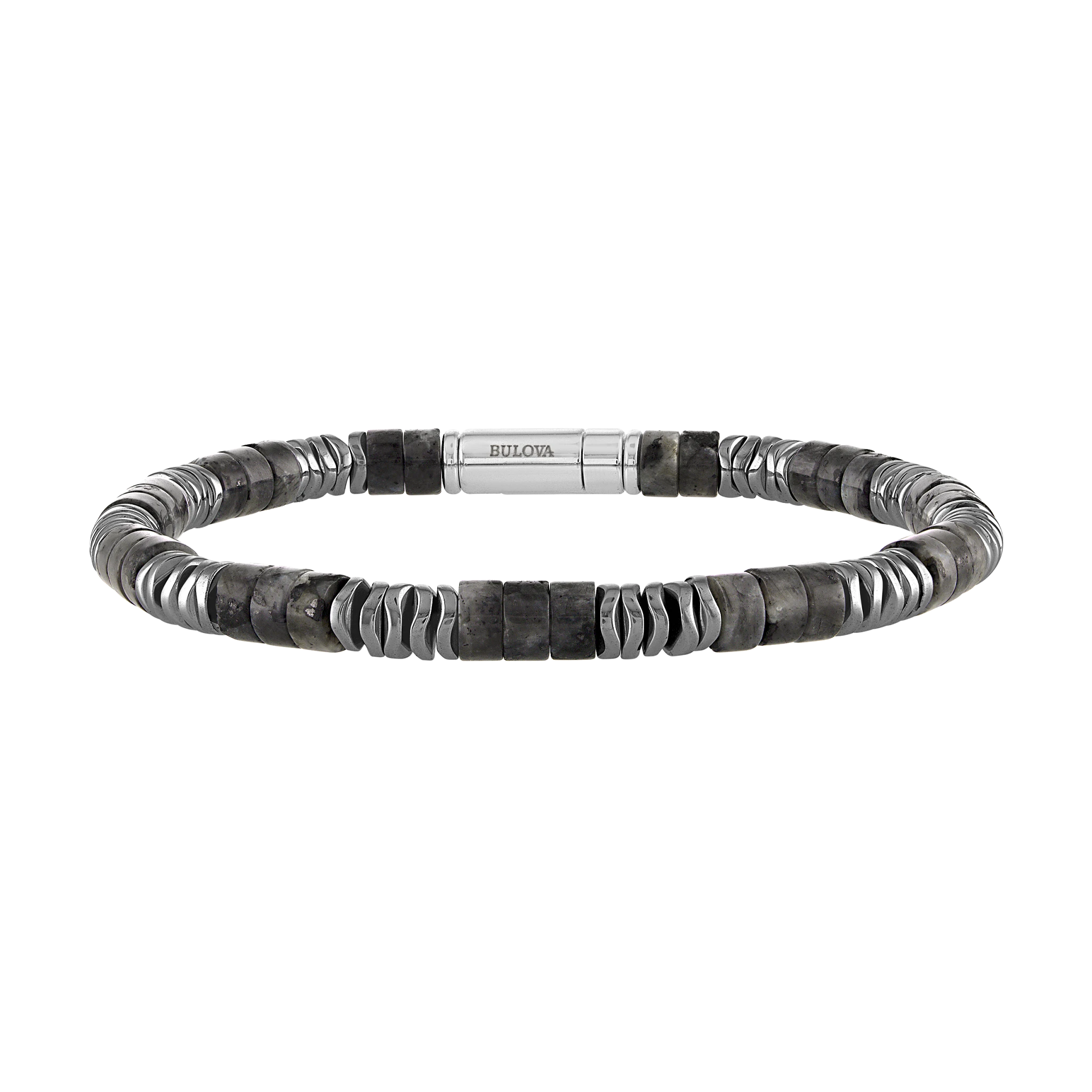 Bulova Labradorite & Hematite Bracelet — BVB1026-WSBF