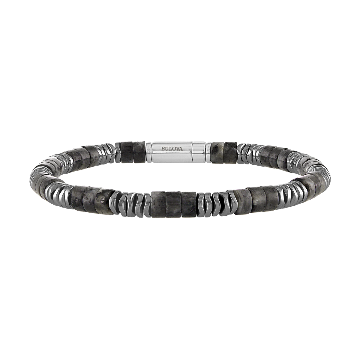 Bulova Labradorite & Hematite Bracelet — BVB1026-WSBF