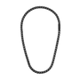 Bulova Link Sculpted Chain Necklace — BVC1058-BASTNA — antique-black — full necklace