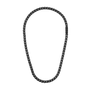 Bulova Link Sculpted Chain Necklace — BVC1058-BASTNA — antique-black — alternate full necklace