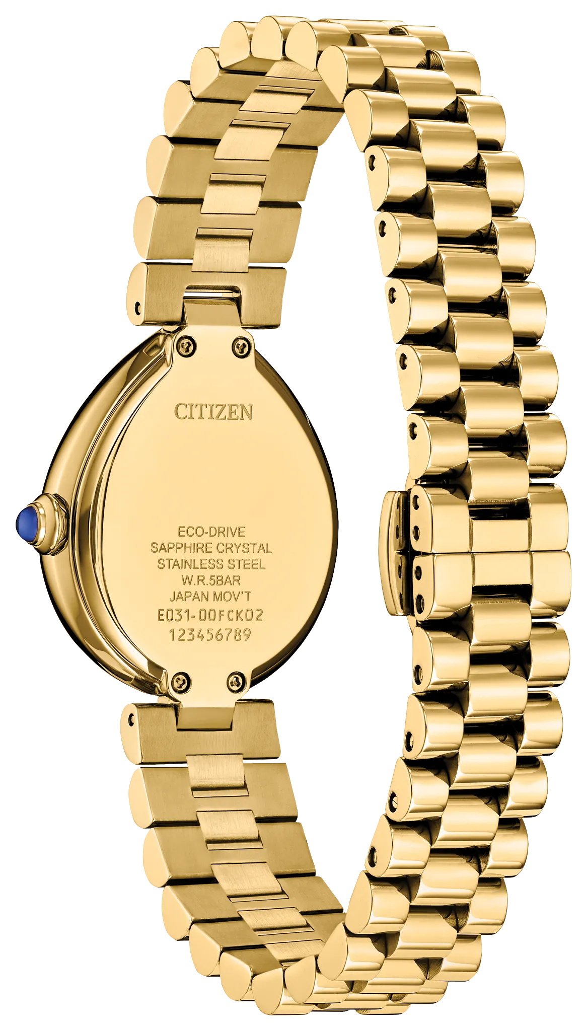 Citizen L Rainell EM1202-50P — detail view