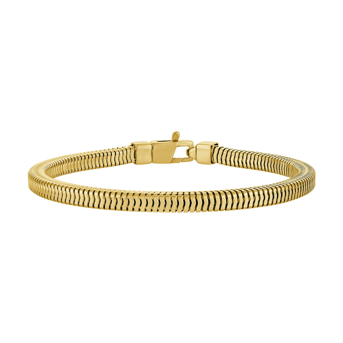 Bulova Icon Squared Snake Chain Bracelet — 4.5 mm — BVB1203-YSNA