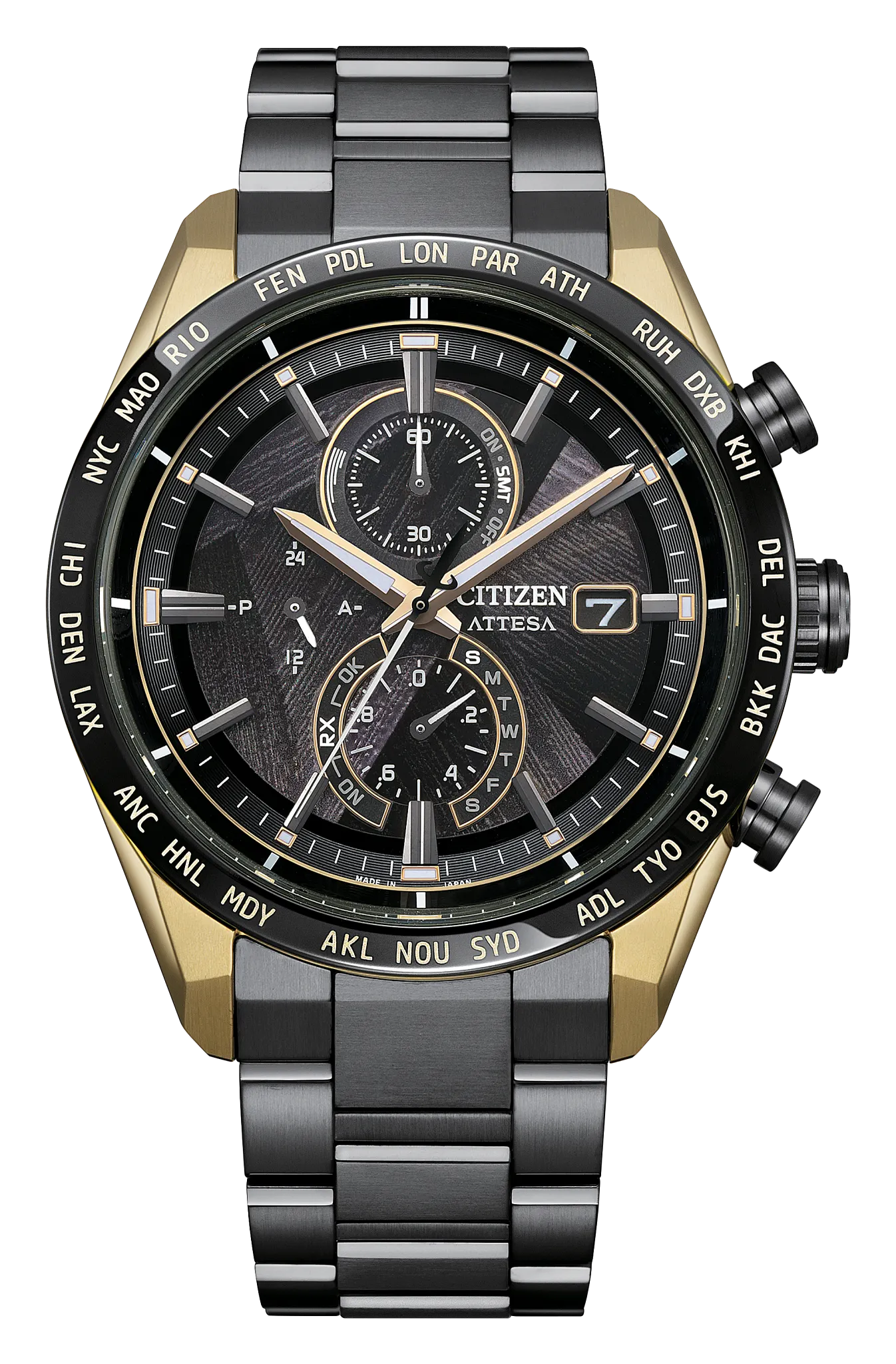 Citizen ATTESA LIGHT in BLACK AT8384-58E — product view