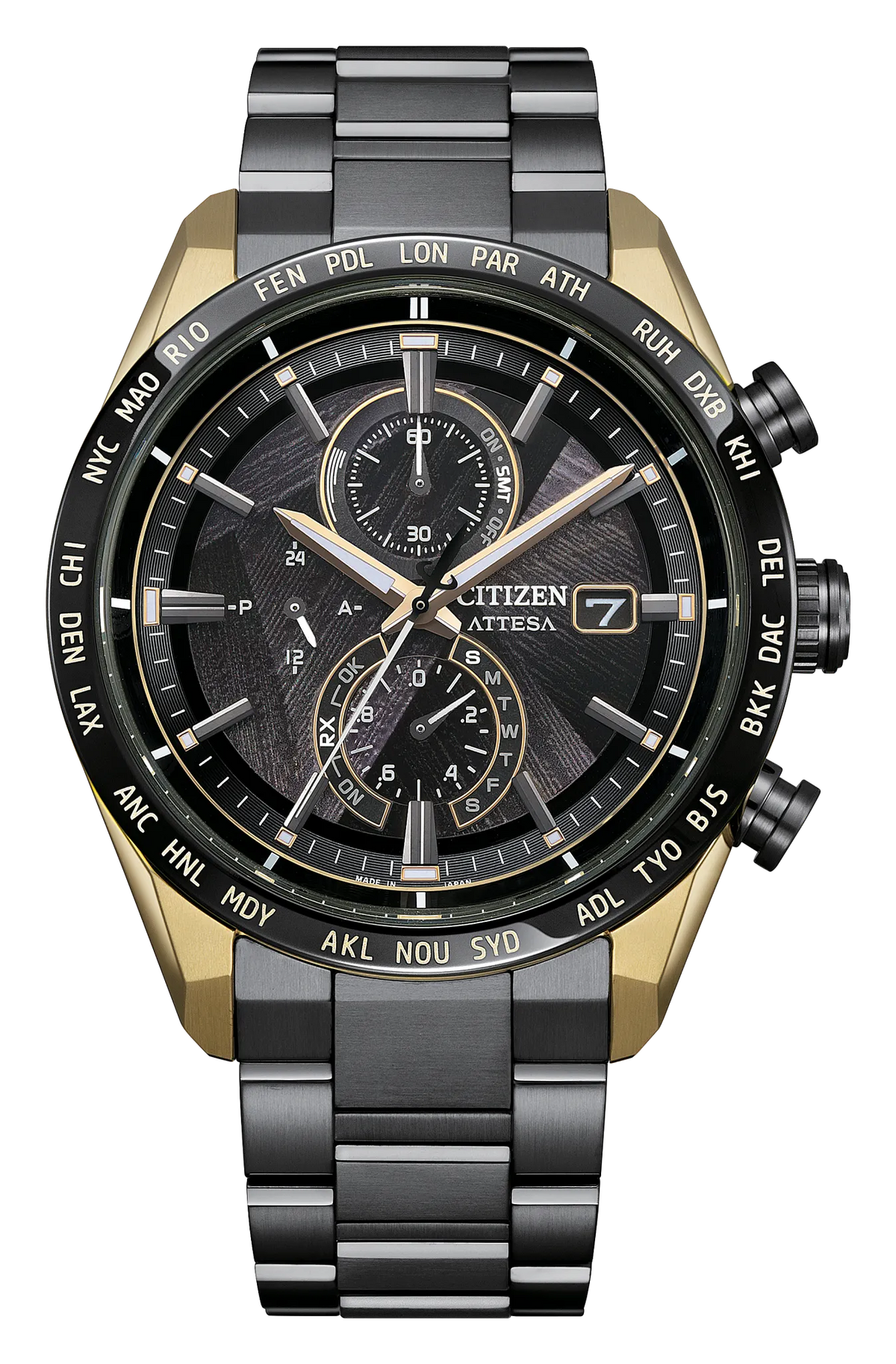 Citizen ATTESA LIGHT in BLACK AT8384-58E — product view