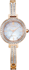 White · Pink Gold-Tone Stainless Steel