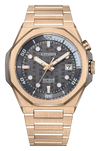Gray · Rose Gold-Tone Stainless Steel