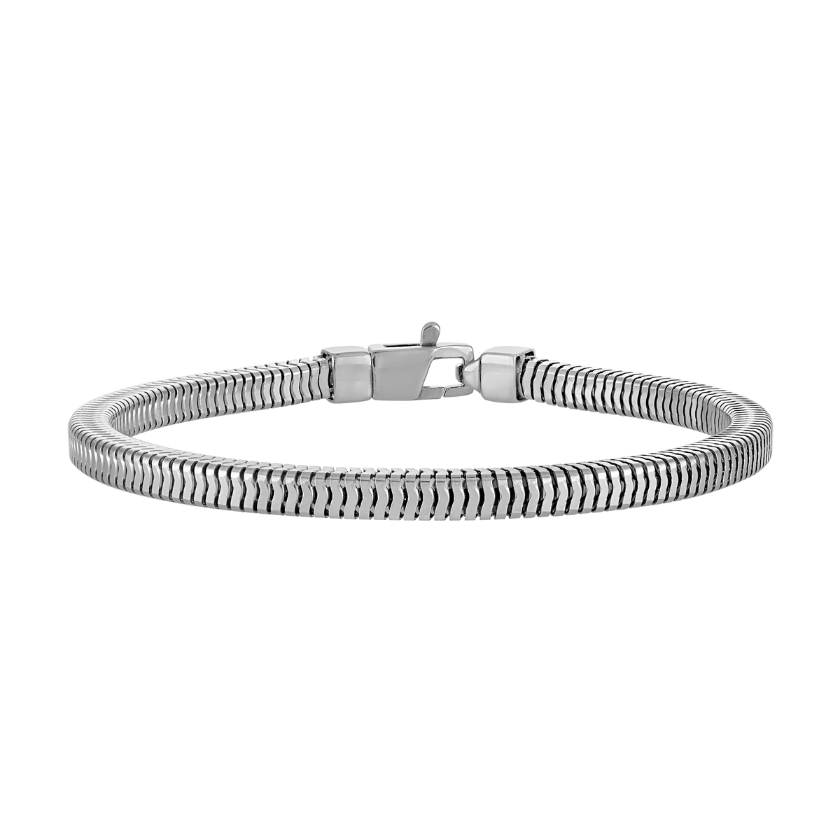Bulova Icon Squared Snake Chain Bracelet — 4.5 mm — BVB1203-WSNA