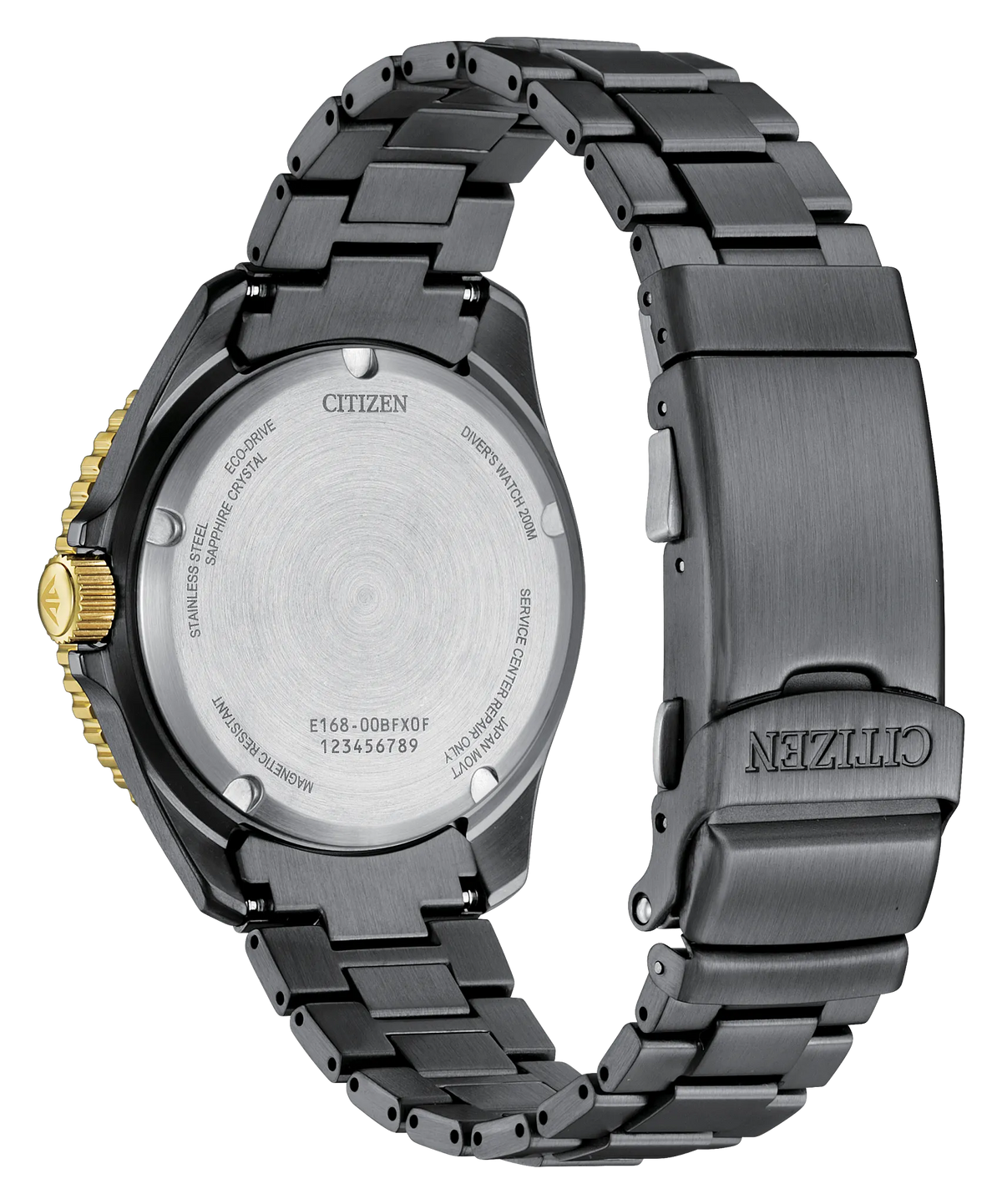 Citizen Promaster Dive LIGHT in BLACK BN0264-53E — detail view